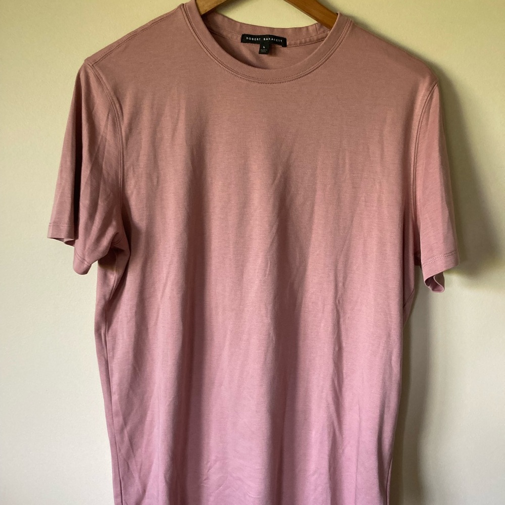 Robert Barakett 100% Pima Cotton Soft Rose Short Sleeve Tee